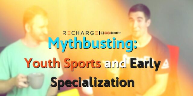 Dr. Gene Shirokobrod and Dr. Ryan Smith break down most common youth sports myths live from Recharge|HoCo CrossFit in ellicott city